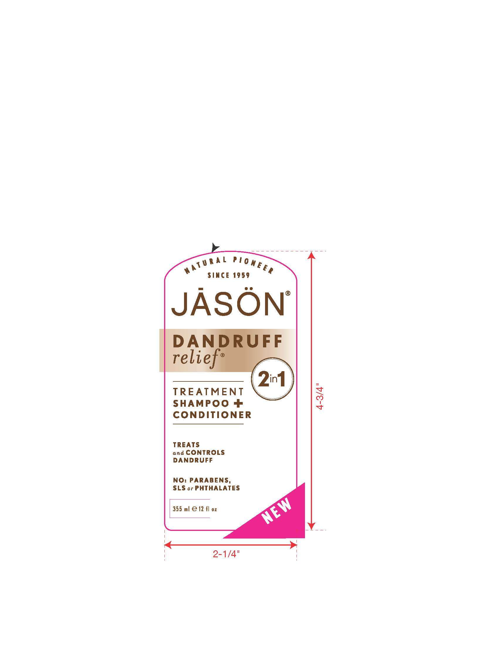 Jason Dandruff Relief Treatment 2 in 1